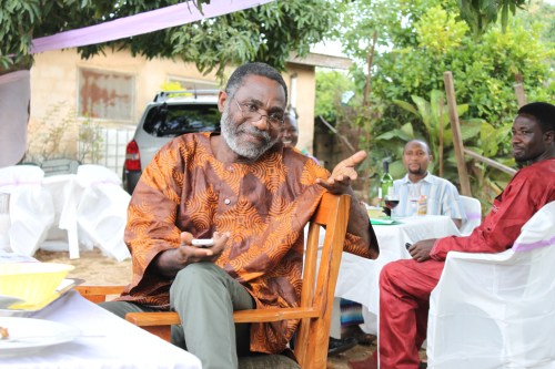 Dul Johnson at his 60th birthday celebration with the Association of Nigerian Authors, Jos Chapter, September 2013. (c) Carmen McCain