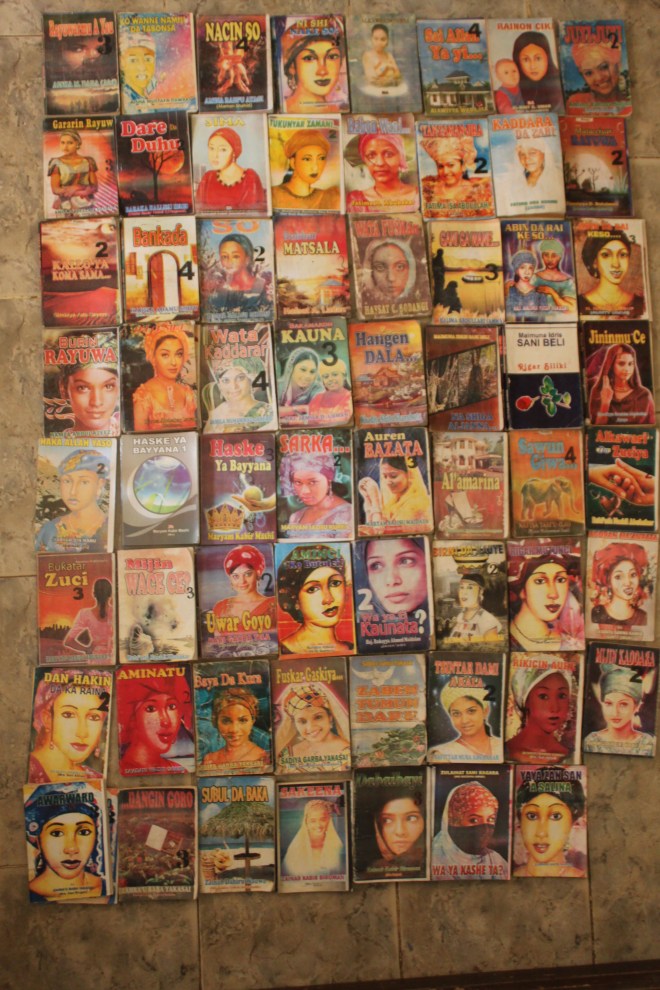 My own non-artistic photo of the books I was sending her before I shipped them off.